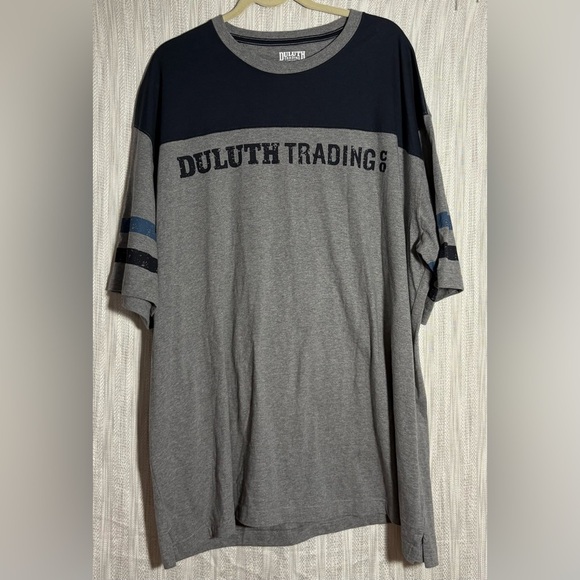 Duluth Trading Co Men's Navy and Gray Short Sleeve Tee size XL - Picture 1 of 3